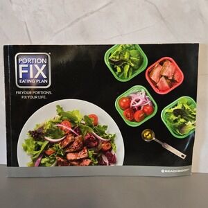 BeachBody Portion FIX Control Eating Plan Recipes Cookbook Diet Weight Loss Book